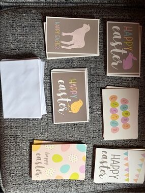 Easter Greeting Card Bundle - Pastel Bunny & Chick Designs